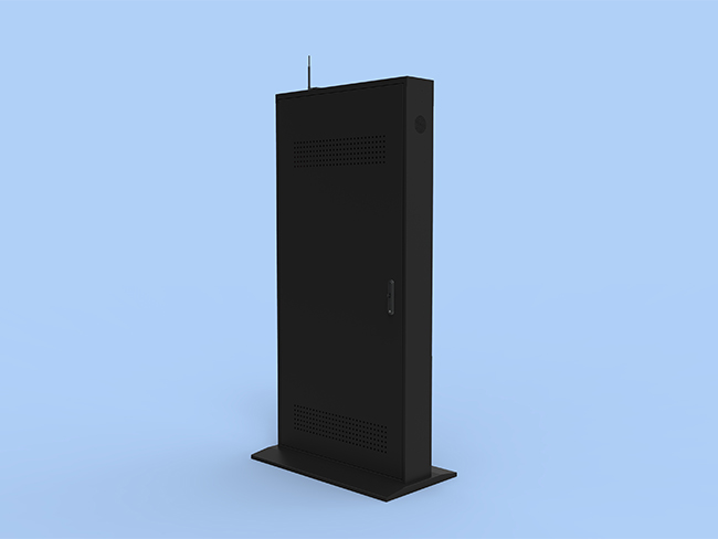 55 inch vertical screen with cold floor
